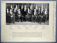 The Little Symphony brochure, Univ. of Michigan School of Music, Late 1930s
