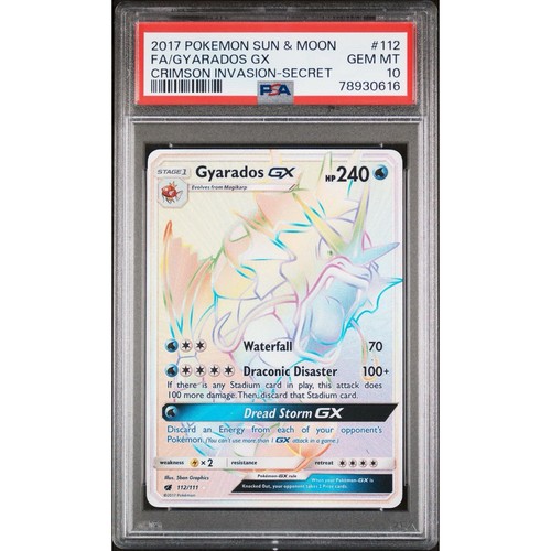 Gyarados-GX graded PSA 10 for sale on eBay