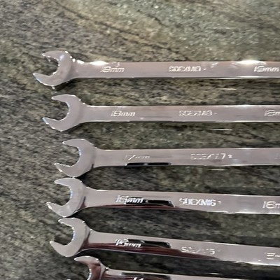 Snap-On soexm710 10-piece metric flank drive plus combination