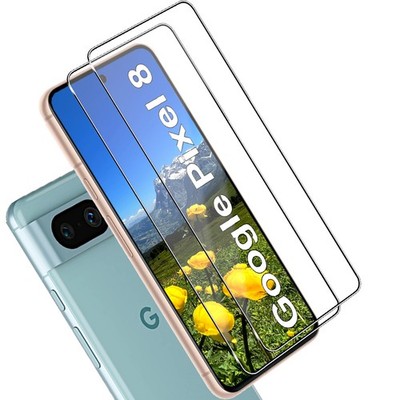 Für Google Pixel 8 Echt Glas Display Schutz Panzerfolie 9H Folie Schutzglas - 2x