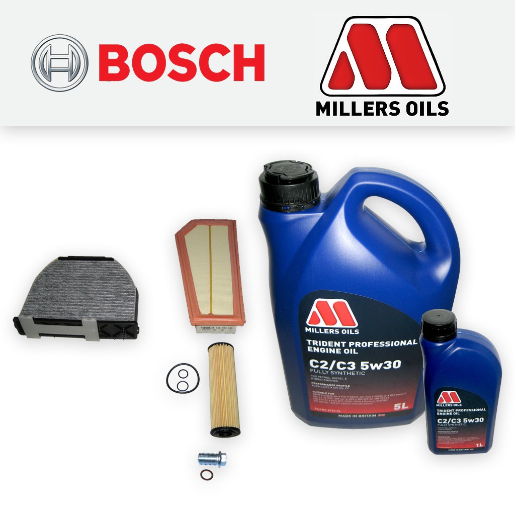 SERVICE KIT for MERCEDES C250 CGI 1.8 C204 S204 W204 OIL AIR CABIN FILTERS +OIL