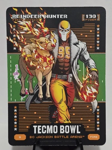 Bo Jackson Battle Arena Tecmo Bowl REINDEER HUNTER Fire #9 - Myles Garrett
