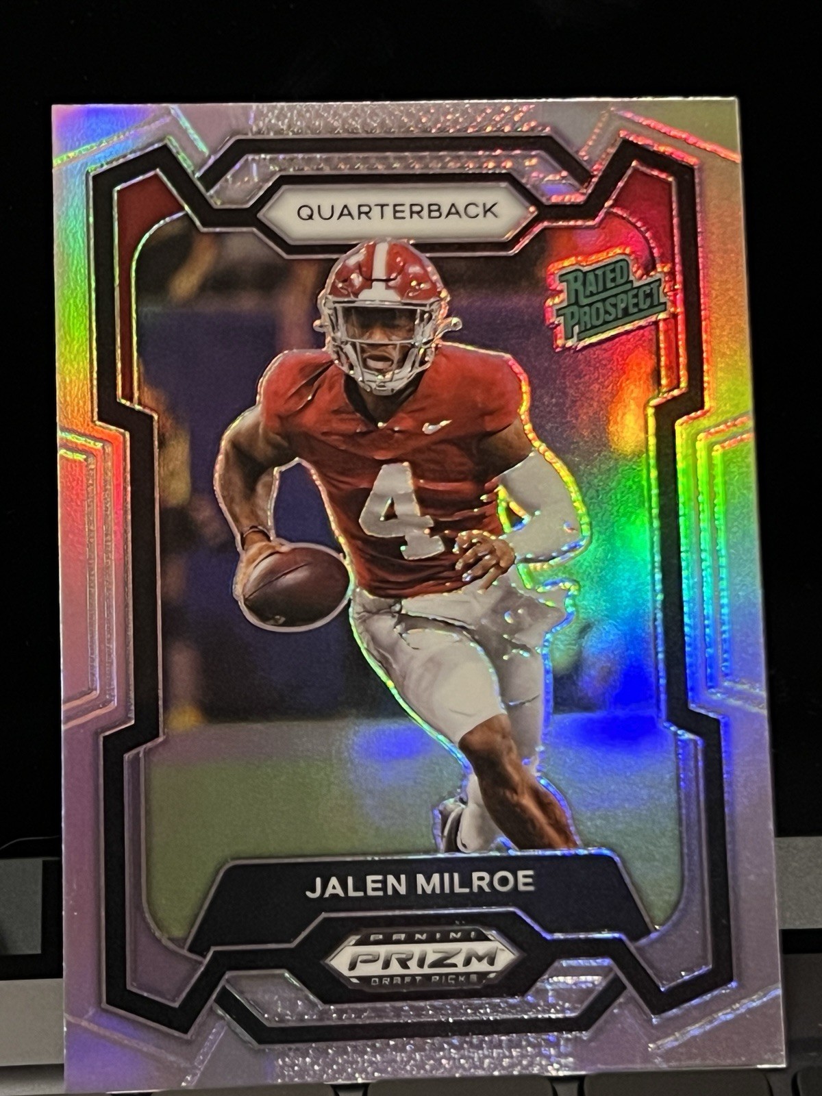 2024 Panini Prizm Draft Picks - Jalen Milroe #122 Silver Prizm (RC)