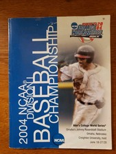 2004 NCAA College Baseball World Series Program Omaha Nebraska