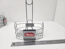Vintage HEINZ Restaurant  Condiments Caddy / Menu Holder Mustard Ketchup