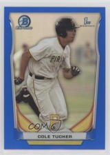 2014 Bowman Draft Chrome Blue Refractor 260/399 Cole Tucker #CDP20 06z2