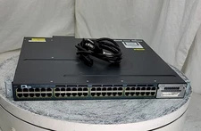 CISCO Catalyst 3560-X WS-C3560X-48PF-S 48-port Catalyst Switch SEE NOTES