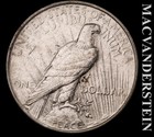 1922 Silver Peace Dollar - Scarce  Extra Fine  Better Date  No Reserve  #L4946 — photo 2