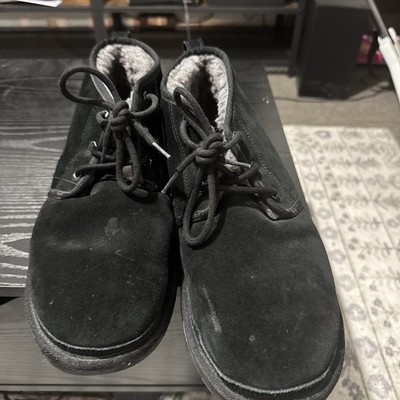 100% UGG Men's Black Chukka Boots Casual Fashion Shoes Suede