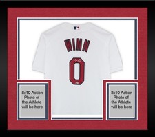 Framed Masyn Winn St. Louis Cardinals Autographed White Nike Replica Jersey