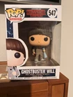 Funko Pop! Television Stranger Things Ghostbuster Will #547 W/Protector FLAW
