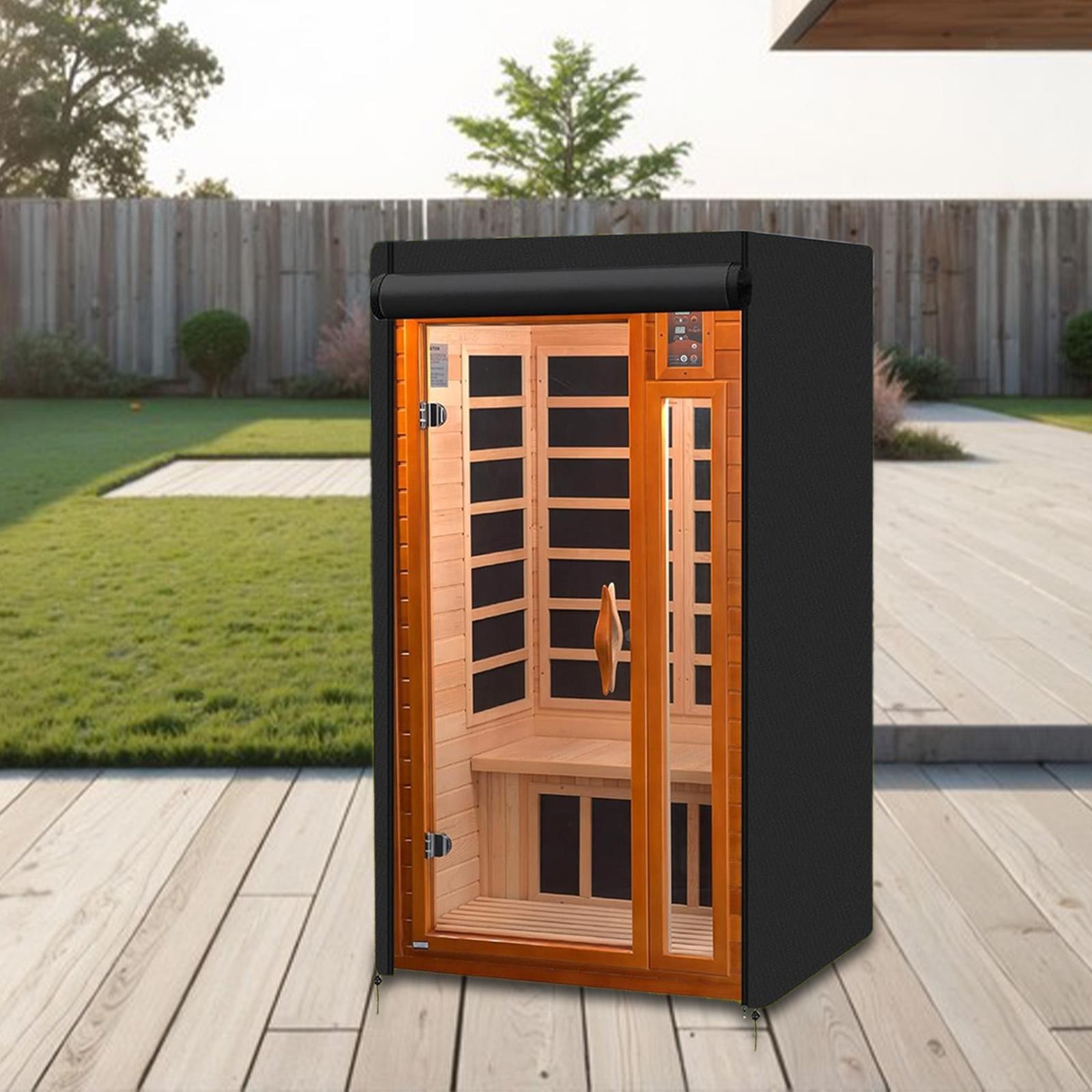 Cubierta de Sauna Exterior, A Prueba de Viento, Impermeable, Antipolvo Para Camping,