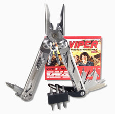 Ultima-Tool Multitool Handwerkzeug Viper² Taschenmesser Tool Bit Set + 2 Holster