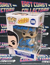 Larry Thomas Autographed Seinfeld Funko Pop Soup Nazi Yev Kassem BECKETT HOLO 