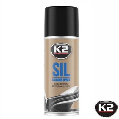 K2 sil Silicone Spray Indoor Care Rubber Care Kfzgleitmittel Release Agent 50 ML