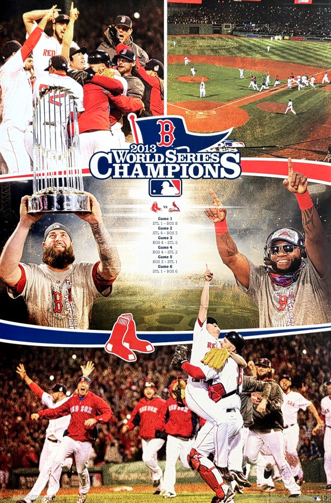 Boston Red Sox WORLD SERIES CELEBRATION 2013 Commemorative MLB