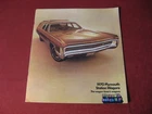 1970 Plymouth Station wagon Sales Brochure Booklet Catalog Original Old