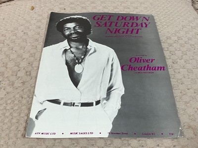 SMF12 SHEET MUSIC, OLIVER CHEATHAM : GET DOWN SATURDAY NIGHT