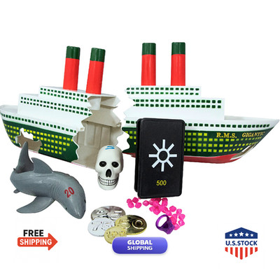 Swimline Titanic Themed Dive Toy Sinking Ship Hidden Treasure Combo Pack Catch
