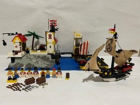 Vintage Lego Pirates Imperial Trading Post 6277 Complete Read