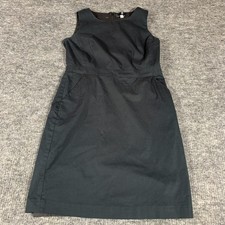 Banana Republic Dress Womens 8 Black Sleeveless Lined Stretch Elegant Sexy LBD