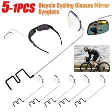 Cycling Glasses Mirror 360 Degrees Adjustable Eyeglasses Mount Rear View Mirrors
