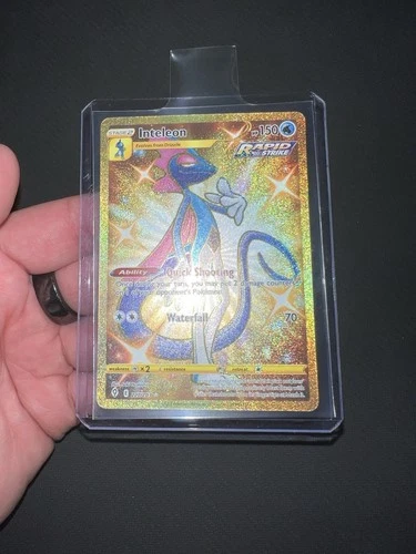 Pokémon TCG Inteleon Evolving Skies Holo Card 227/203 Secret Rare