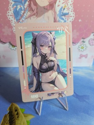 KEQING - Goddess Story Waifu Cards - Genshin Impact Karte Figur Cosplay Bikini