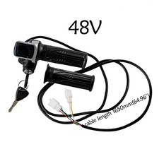 1650mm 48V Twist Throttle Grips For Electric Scooter E Bike Go Kart ATV Quad