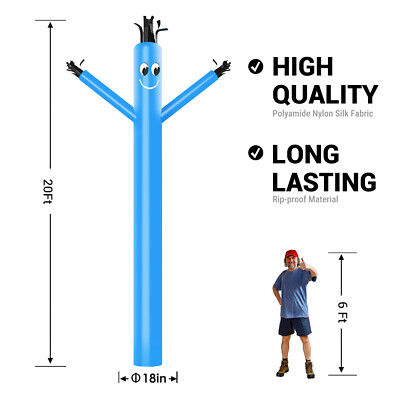 MOUNTO 20-Foot Inflatable Dancing Air Puppet – Replacement For 18in Blower