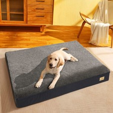 XL Hundebett 111,8 Cm – Orthopädisch Mit Eierschaum, Waschbar Und Wasserdicht, Für Hunde Bis 43 Kg
