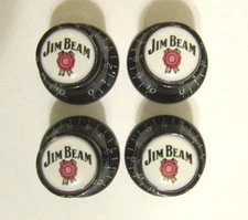 Jim Beam Guitar Knobs, Jim Beam logo volume Guitar Knobs, Jim Beam