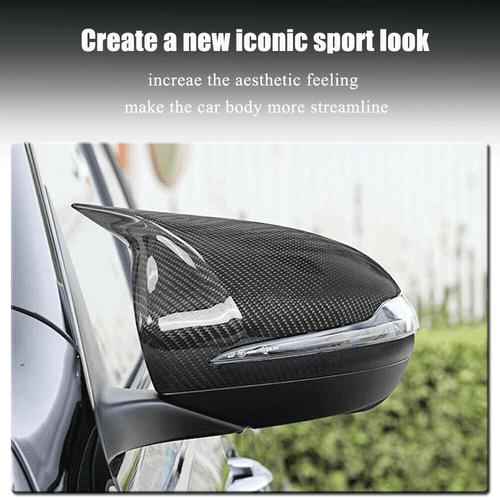 Passt für Mercedes W205 C250 C300 C43 C63 15-18 Carbon Spiegelkappen Mirror - Picture 3 of 12