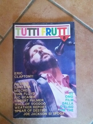 VINTAGE MAGAZIN ALLE FRÜCHTE 1983 NR. 8 PINK FLOID SANTANA U2 VON PALMER