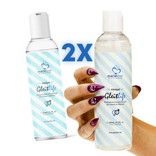 2x 250ml Gleitgel Wasserbasiert Silikon Sexspielzeug geruchslos geschmackslos