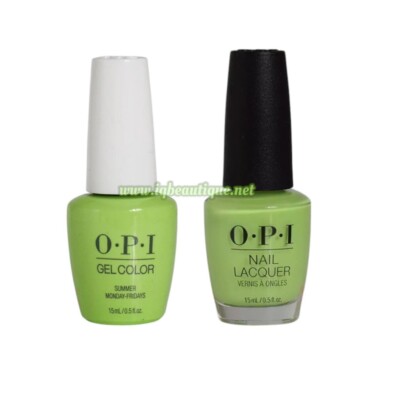 OPI Duo Matching Gel & Polish TPO Free & Hema Free 2026 - Pick Any