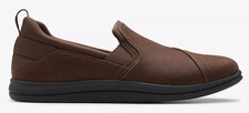 Clarks Women's Breeze Dawn Slip-On Brown Wide Width Select Size 