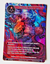 FORCE OF WILL ADVENT OF THE DEMON KING ADK-053R MAJIN SUBJUGATION ,FULL ART CARD