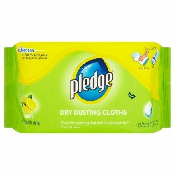 Pledge Dry Dusting Cloths Citrus 20s Original for sale online eBay