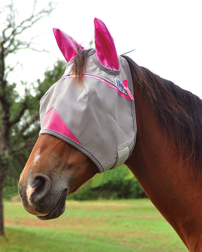 CASHEL FLY MASK CRUSADER HORSE Jacksonville Mall PINK Time sale RIDING STANDARD EARS COVERS