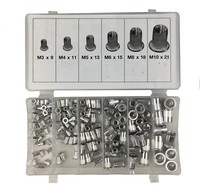 Aluminium Nietmutter Einnietmutter Blindnietmutter Satz Set M3 M4 M5 M6 M8 M10