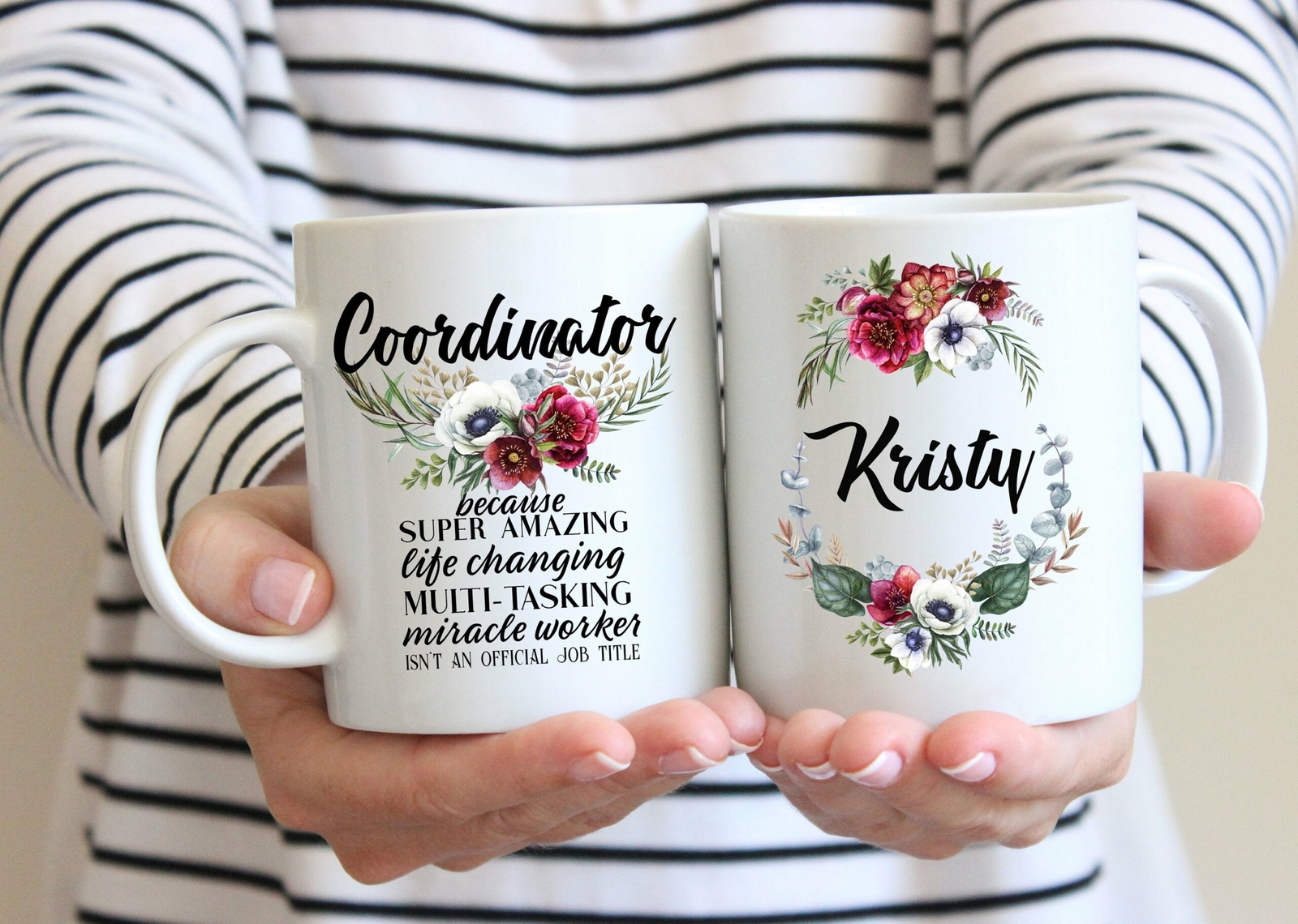 Personalized Coordinator Gift For Women L Retirement Thank You Appreciation