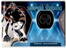 2020-21 UD Trilogy Super Stage Jonas Johansson Rookie #RSS-11 Buffalo Sabres