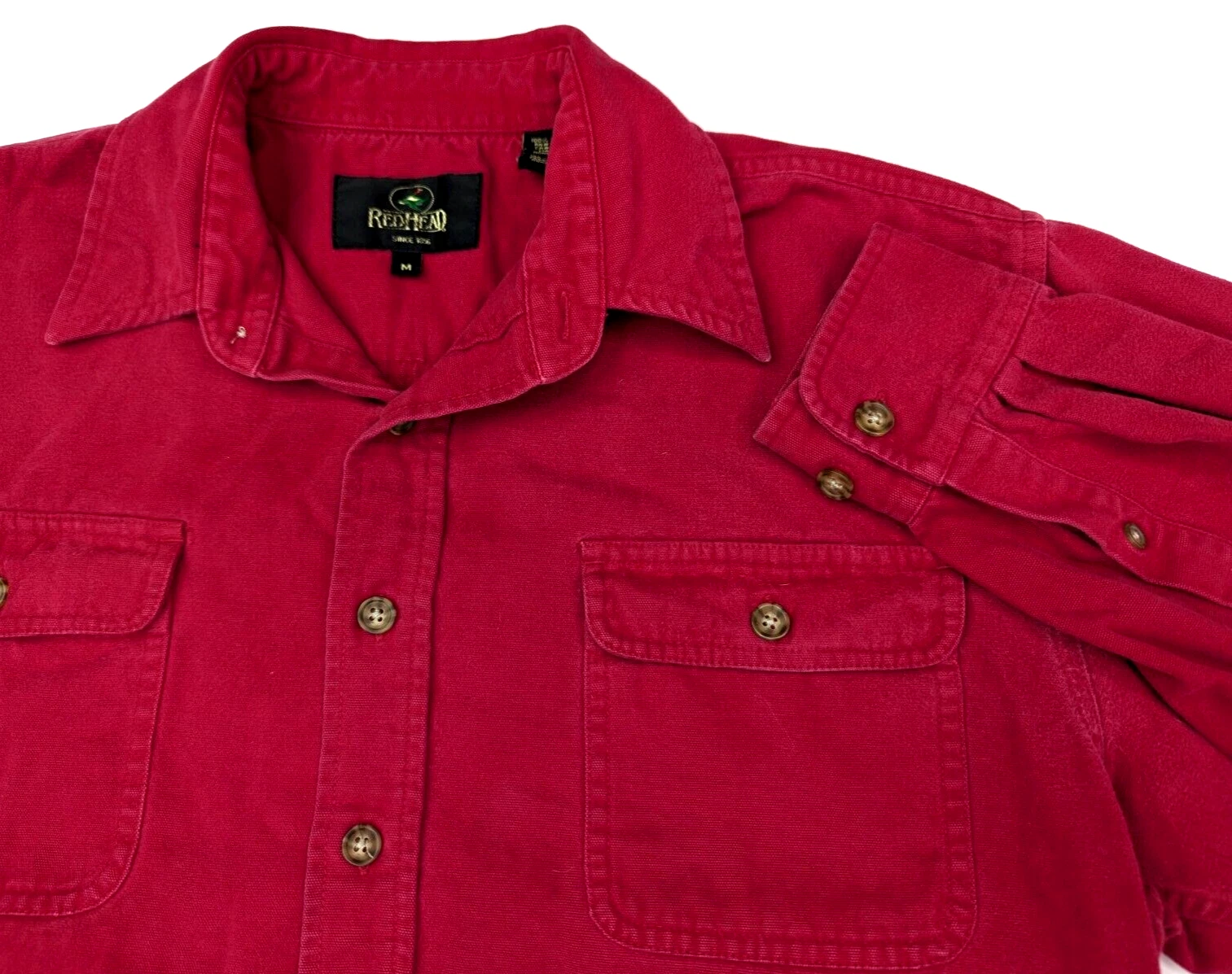Vintage RedHead Shirt Adult Medium Red Chamois Flannel Outdoor Button Up Mens
Opens in a new window