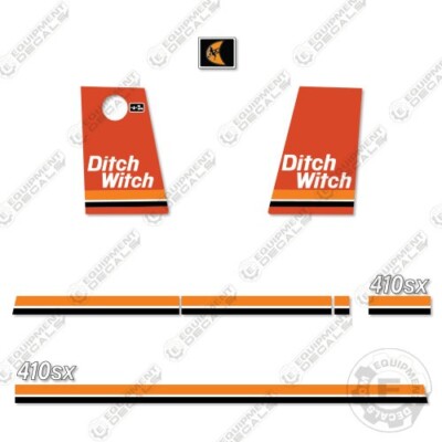 4109 °C-ute ピンナップポスター Fits Ditch Witch 410SX Decal Kit Trencher Decal Replacements | eBay