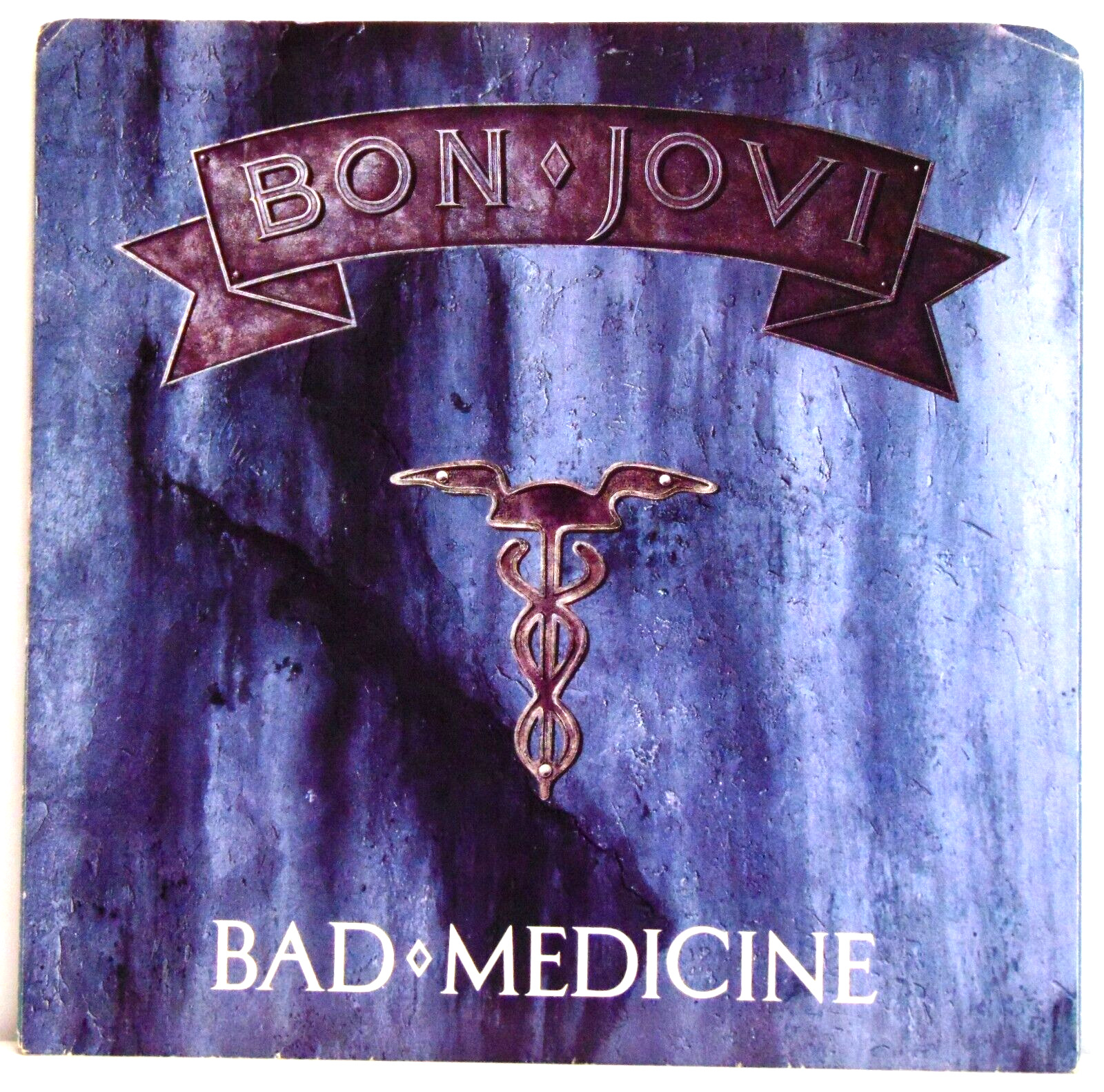 Bon Jovi – Bad Medicine 1988 Mercury  7" 45 Single Record + Pic Sleeve NM/VG+
