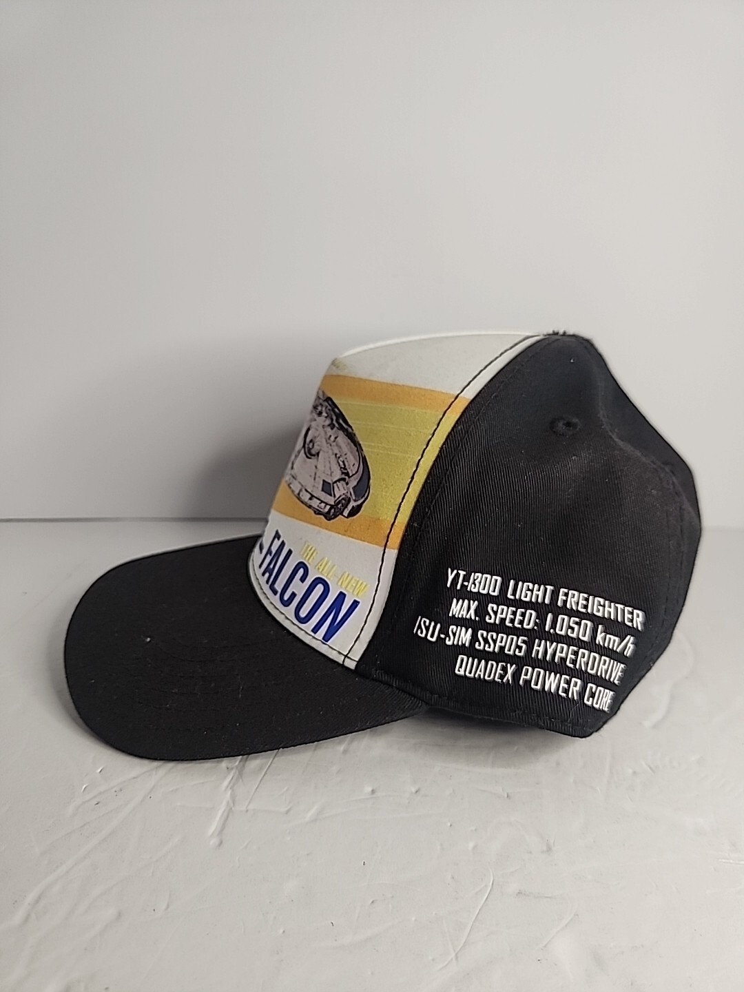 Star Wars Millenium Falcon Baseball Cap Black/Whi… - image 2