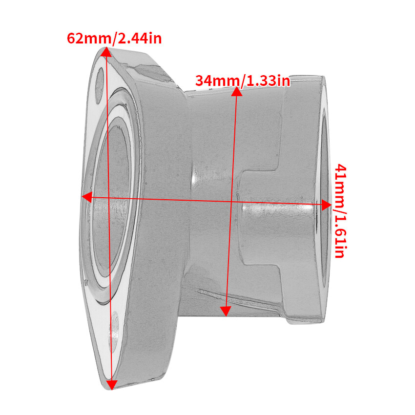 LABLT Carburetor Intake Manifold Boot Joint For Honda CRF100F - Foto 5