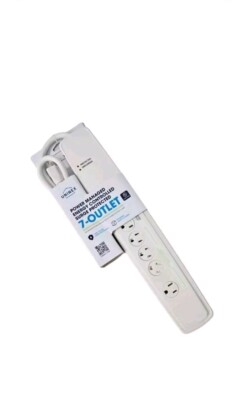 UNINEX 7-Outlet Energy-Saving Power Strip (Surge Protected)