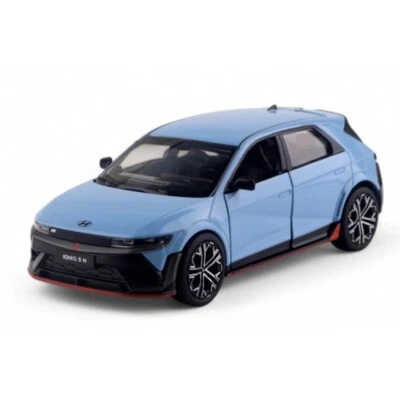 Voiture en métal moulé à l’échelle 1:38, inspirée de la Hyundai IONIQ 5 N - Photo 1/4
